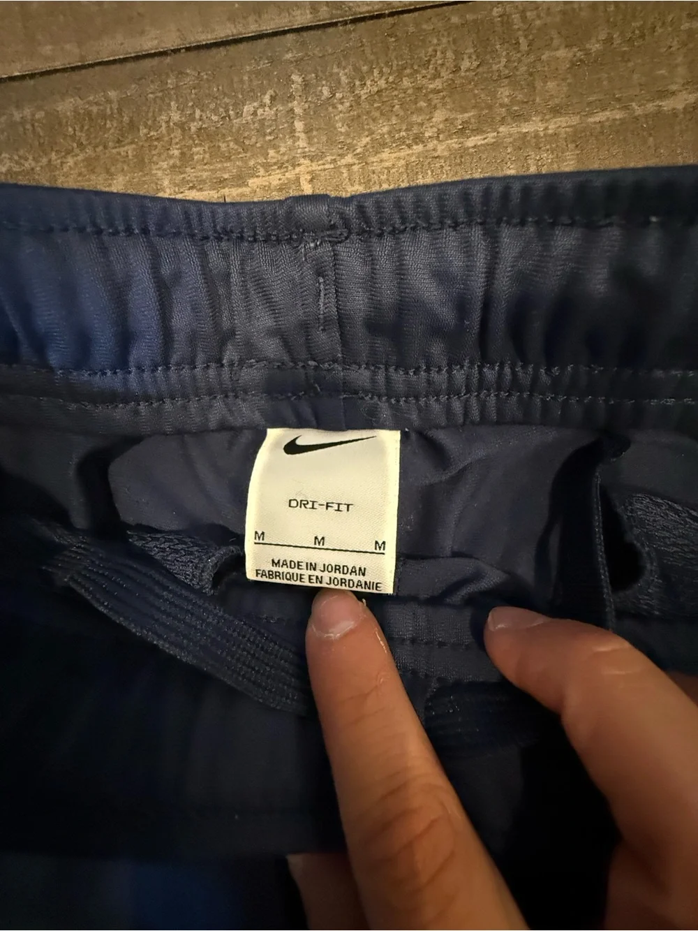 Nike Boys/girls Navy Blue Swoosh Track Joggers